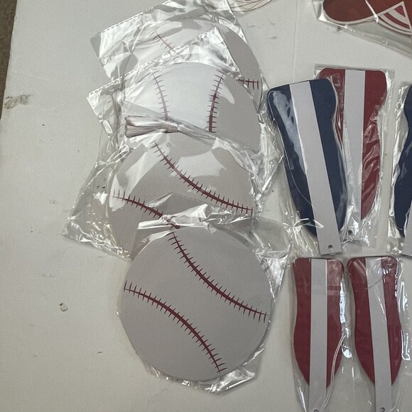 Baseball Party Decorations Kit Theme Birthday - Picture 5 of 9